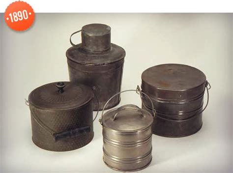 metal lunch box 1890|history of humble lunch box.